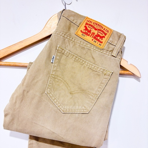 LEVI'S Desert Taupe 511Mc Skinny Jeans - Picture 11 of 11